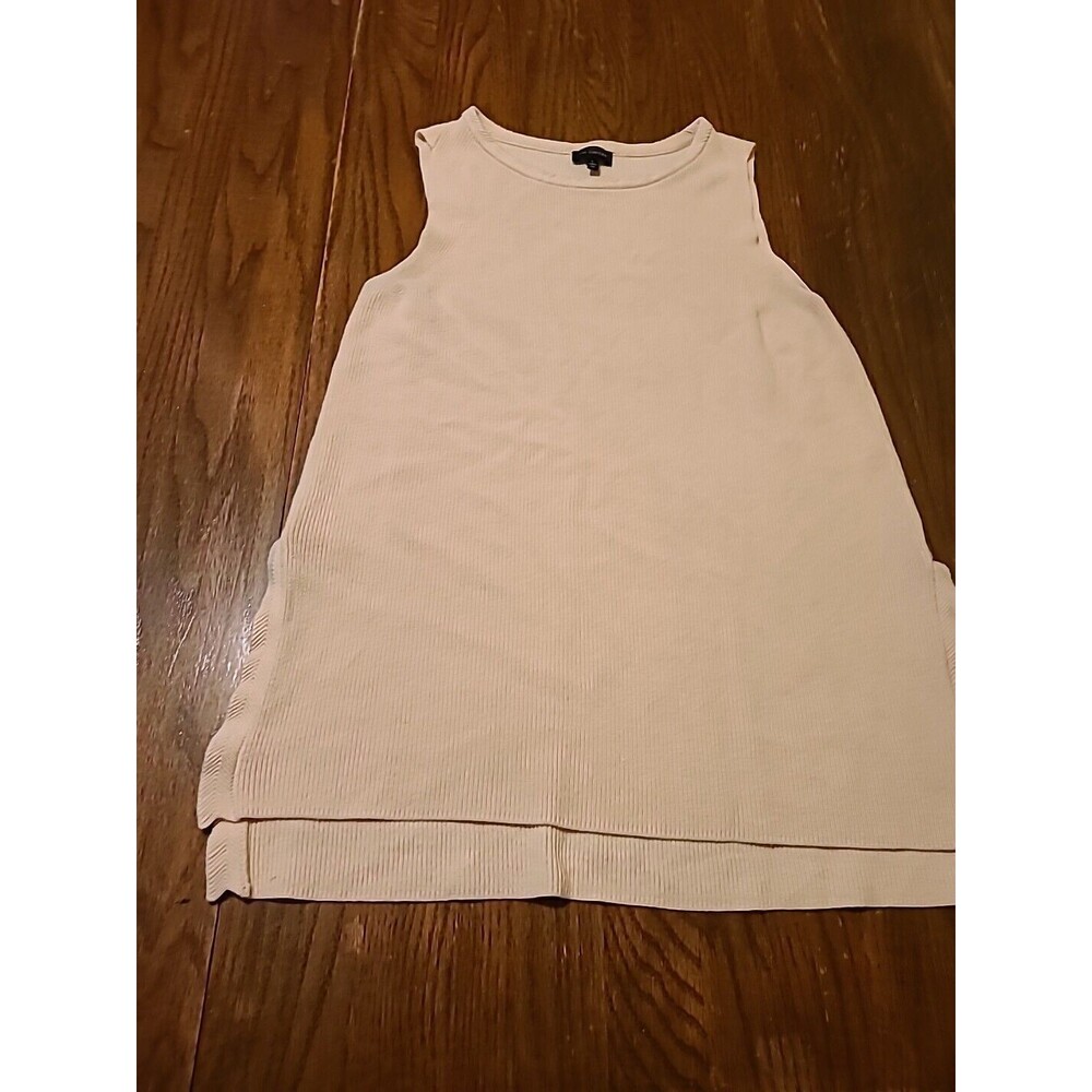 The LIMITED Pink Ribbed Sleeveless Sweater Knit Tank Top Large